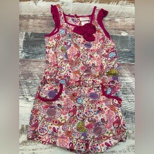 Liberty of London Pink Floral Romper Toddler 3T